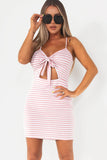 Paula Pink Striped Cami Dress