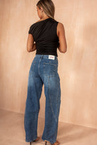 Pauline Mid Blue Balloon Fit Jeans