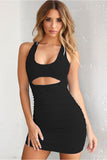 Pazzy Black Cut Out Bodycon Dress