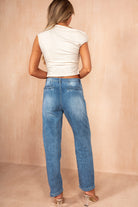 Pearlene Stone Ribbed One Shoulder Top