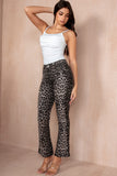 Penny Leopard Push Up Flared Jeans