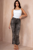 Penny Leopard Push Up Flared Jeans