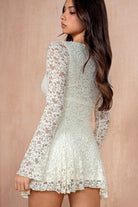 Percy Cream Lace Swing Dress
