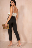 Philina Black Cigarette Trousers