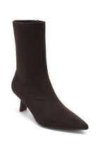 Philipa Chocolate Suedette Sock Boots