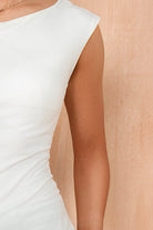 Philomena White Boat Neck Top