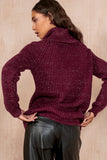 Phoneix Plum Shimmer Knit Jumper