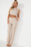Pia Stone Tailored Trousers