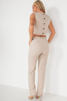 Pia Stone Tailored Trousers