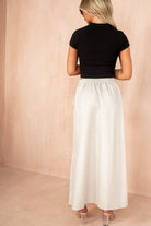 Pia Stone Textured Maxi Skirt