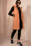 Pippa Camel Oversized Longline Gilet