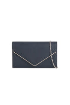 Pollie Navy Faux Leather Detachable Chain Bag