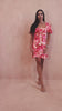 Mairead Pink Printed Puff Sleeve Dress
