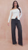 Jazmin Black Wide Leg Jeans