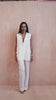 Sorcha White Oversized Sleeveless Blazer