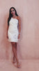 Aoibheann White Jacquard One Shoulder Dress