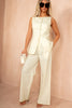 Ariyah Buttercream Waistcoat Co Ord