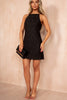 AX Paris Britney Black Lace Slip Mini Dress