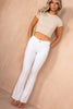 Caragh White Push Up Flared Jeans
