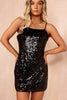Hadleigh Black Sequin Cami Dress