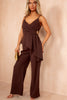 Harper Chocolate Asymmetric Co Ord