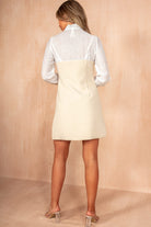 Priya Stone 2 in 1 Tie Neck Dress