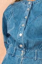 Qadira Blue Denim Dress