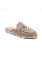 Queenie Stone Loafer Mules