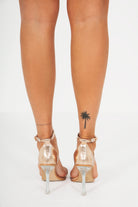 Radha Rose Gold Barely There Heels