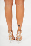 Radha Rose Gold Barely There Heels