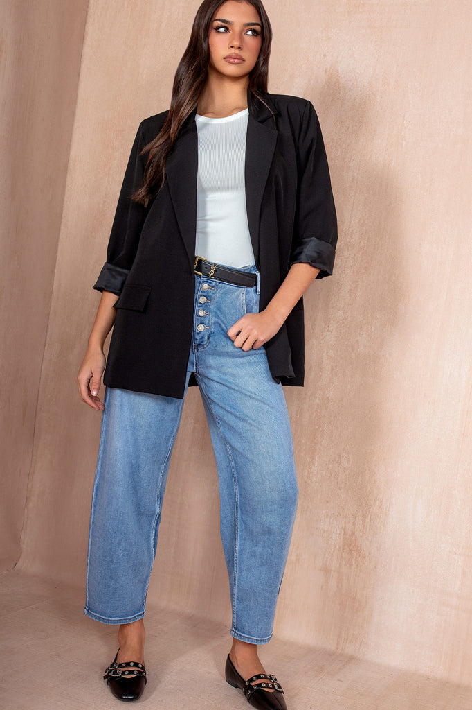 Raquel Black Oversized Blazer