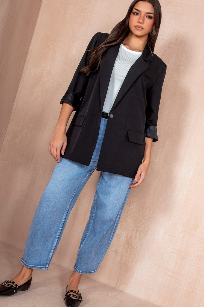 Raquel Black Oversized Blazer