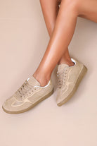 Ravi Camel Suedette Trainers