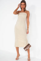 Rebekah Stone Bandeau Midi Dress