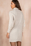 Reece Stone Knit Jumper Dress