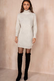 Reece Stone Knit Jumper Dress