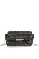 Regulus Black Diamante Detachable Chain Bag