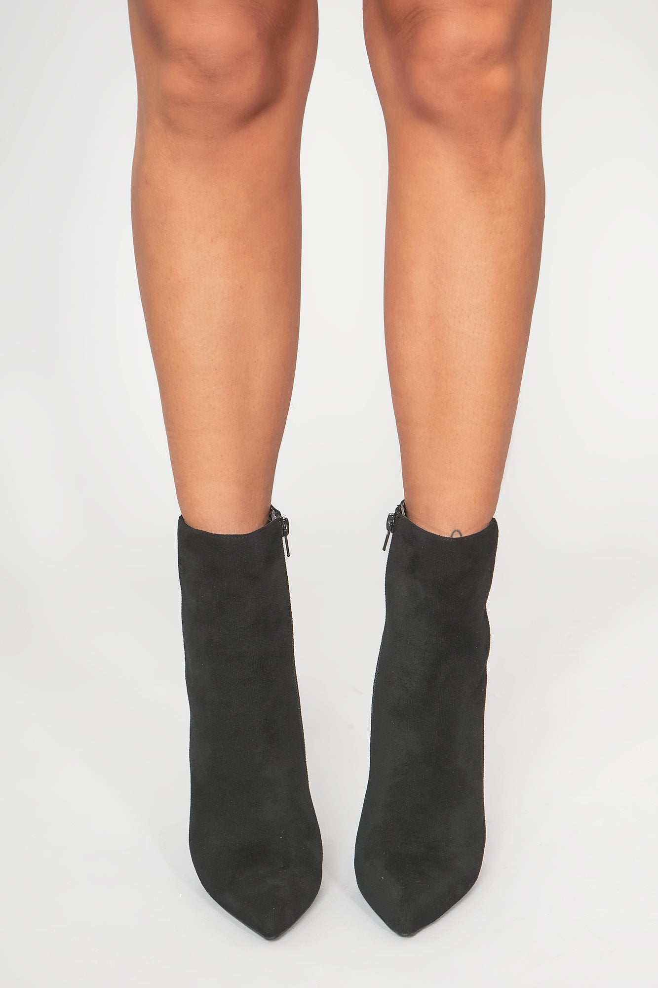 Remi Black Suedette Boots