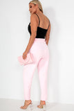Remy Baby Pink High Waist Trousers