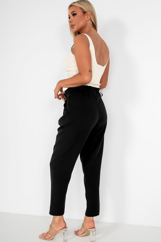 Remy Black High Waist Trousers