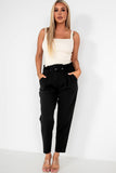 Remy Black High Waist Trousers
