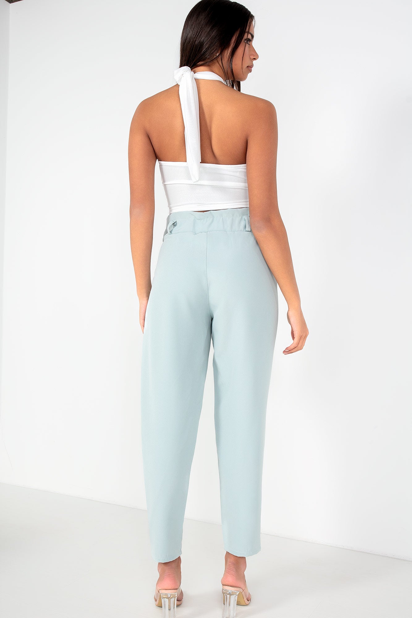 Remy Duck Egg High Waist Trousers