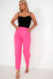 Remy Hot Pink High Waist Trousers