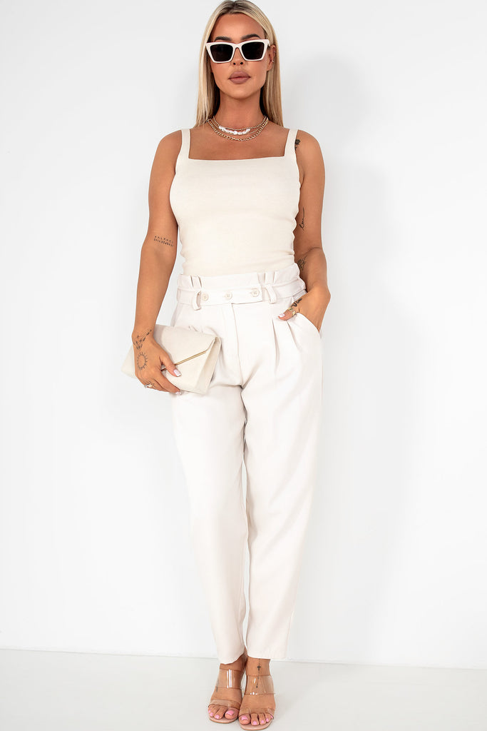 Remy Stone High Waist Trousers