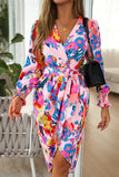 Rena Pink Print Dress
