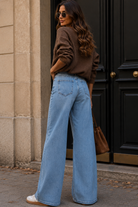 Renata Blue Wide Leg Jeans