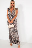 Renata Leopard Print Maxi Dress