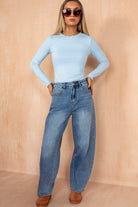 Renley Blue Barrel Jeans