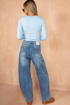 Renley Blue Barrel Jeans