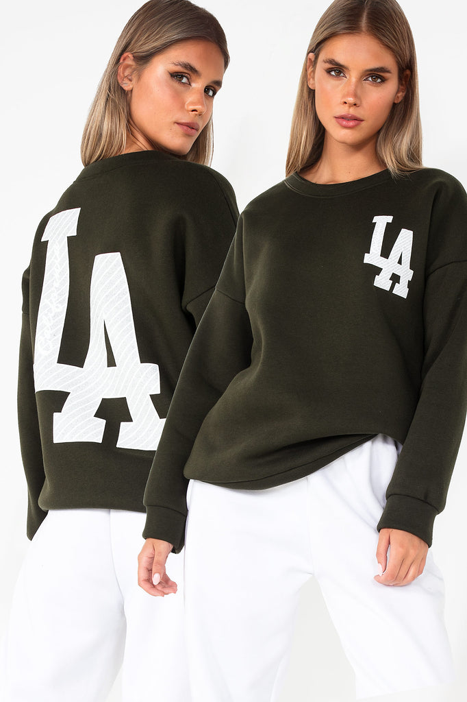 Riley Khaki 'LA' Sweatshirt